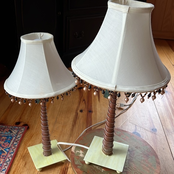 Set of 2 matching Tropical Lamps - Picture 13 of 16